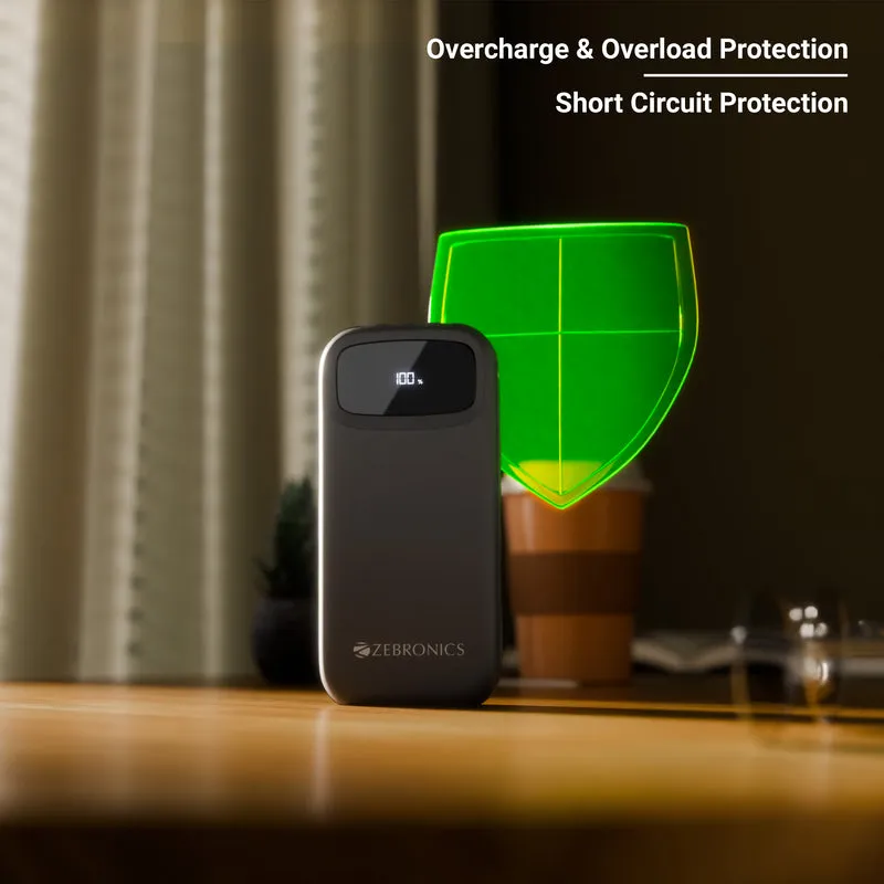 ZEBRONICS Power Bank 10000 mAh with 4 IN 1 CABLE (EnergiPod 10R2) view 5
